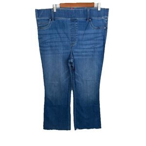 Spanx Denim Flare Pant VINTAGE INDIGO 20456R Size‎ 2XL 38x30 RAW HEM